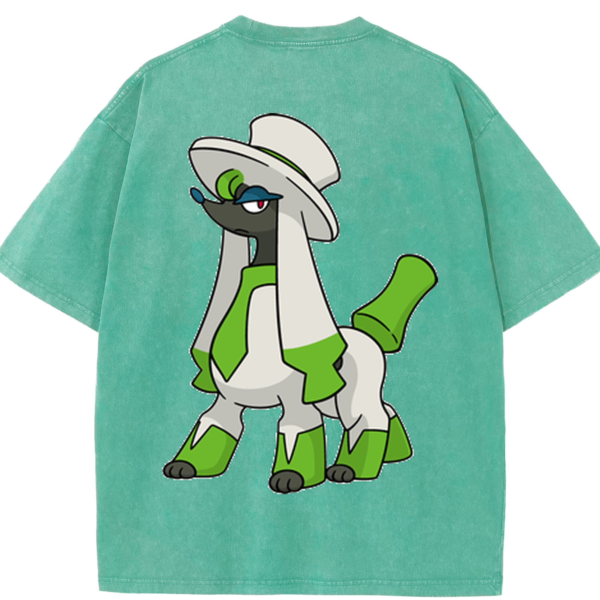 （画像用） ポケットモンスター Pokémon 綿100% ヴィンテージ風 半袖Tシャツ（背面プリント）